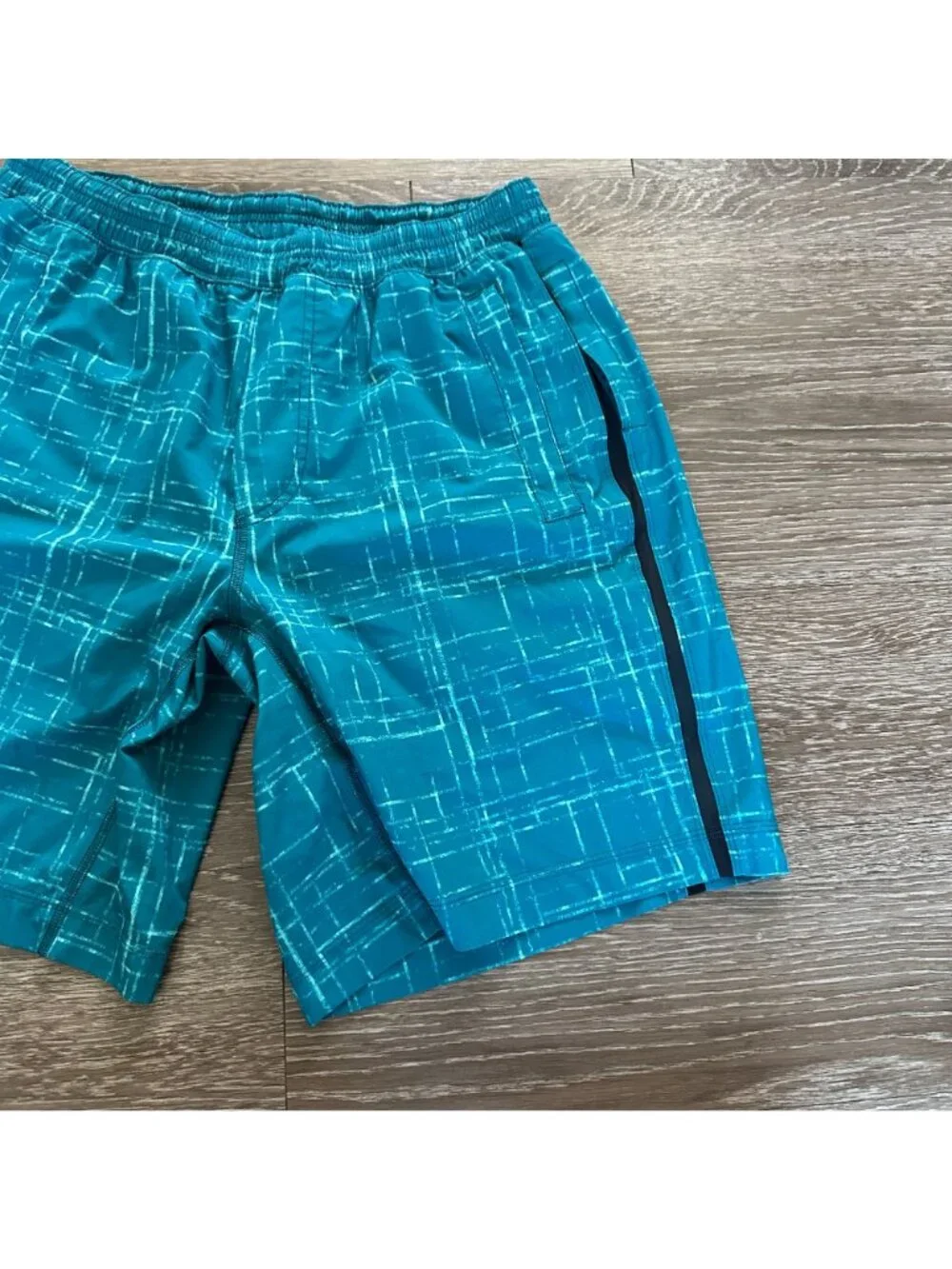 Lululemon Men's Pace Breaker Short L Lined Athletic Activewear Trunk Pull On Str